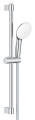 Ensemble de douche 2 jets 8l avec barre 600 mm tempesta 110 chromé