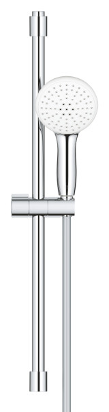 Ensemble de douche 2 jets 8l avec barre 600 mm tempesta 110 chromé