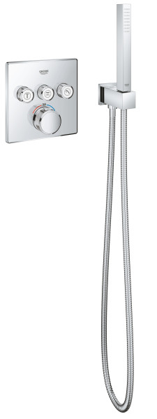 Coude à encastrer 1/2" euphoria cube chromé