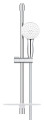 Ensemble de douche 2 jets 8l avec barre 600 mm et tablette tempesta 110 chromé