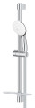 Ensemble de douche 2 jets 8l avec barre 600 mm et tablette tempesta 110 chromé