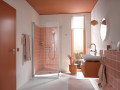 Ensemble de douche 2 jets 8l avec barre 600 mm et tablette tempesta 110 chromé