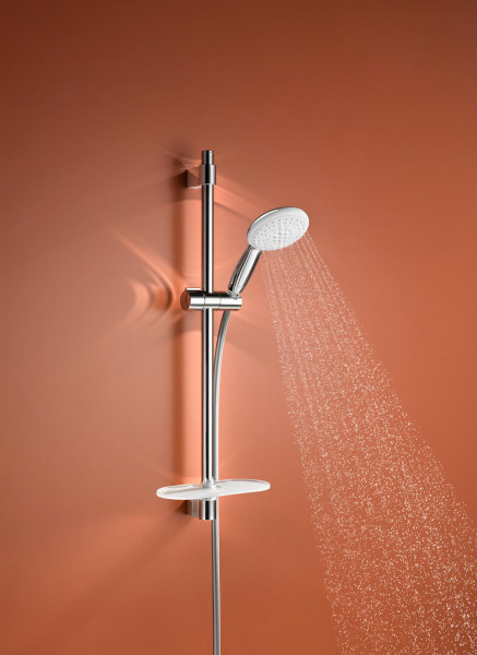 Ensemble de douche 2 jets 8l avec barre 600 mm et tablette tempesta 110 chromé