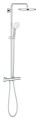 Tempesta 250 colonne de douche 9,5l mitigeur thermostatique chromé