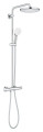 Tempesta 250 colonne de douche 9,5l mitigeur thermostatique chromé