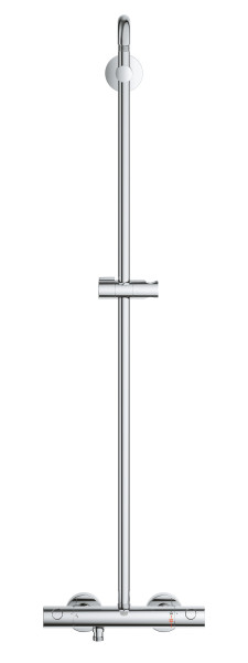 Tempesta 250 colonne de douche 9,5l mitigeur thermostatique chromé