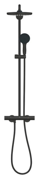 Tempesta 250 colonne de douche 9,5l mitigeur thermostatique matt black