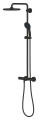 Tempesta 250 colonne de douche 9,5l mitigeur thermostatique matt black