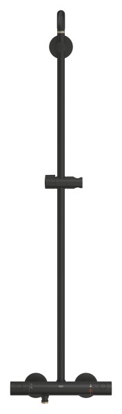 Tempesta 250 colonne de douche 9,5l mitigeur thermostatique matt black