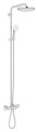 Tempesta 250 colonne bain/douche 9,5l mitigeur thermostatique chromé