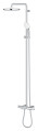 Tempesta 250 colonne bain/douche 9,5l mitigeur thermostatique chromé