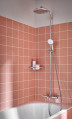Tempesta 250 colonne bain/douche 9,5l mitigeur thermostatique chromé