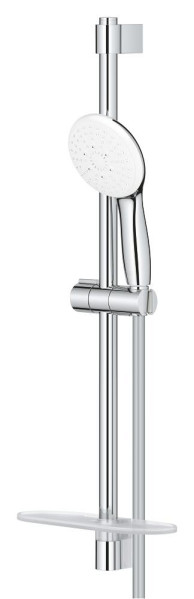Ensemble de douche 3 jets 8l avec barre 600 mm et tablette tempesta 110 chromé