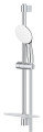 Ensemble de douche 3 jets 8l avec barre 600 mm et tablette tempesta 110 chromé