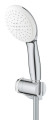 Ensemble de douche 2 jets 5,7 l support mural tempesta 110 chromé