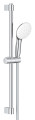 Ensemble de douche 3 jets 8l avec barre 600 mm tempesta 110 chromé