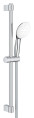 Ensemble de douche 1 jet 8l avec barre 600 mm tempesta 110 chromé