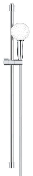 Ensemble de douche 1 jet 8l avec barre 900 mm tempesta 110 chromé
