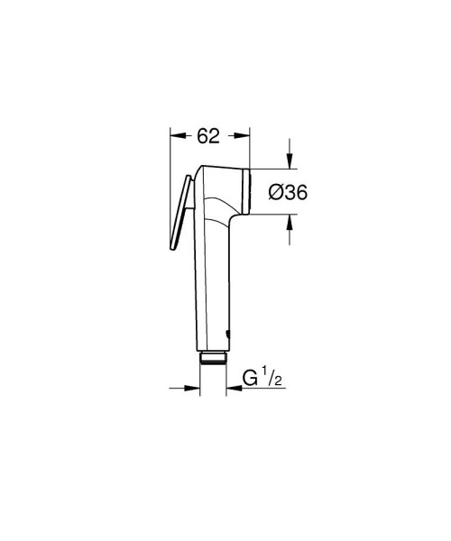 Douchette 1 jet tempesta-f trigger spray 30
