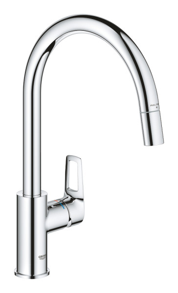 Mitigeur monocommande evier bauloop chromé