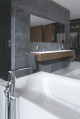 Mitigeur monocommande lavabo taille l allure chromé
