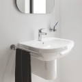Mitigeur lavabo cartouche ch3 corps lisse taille s eurosmart chromé