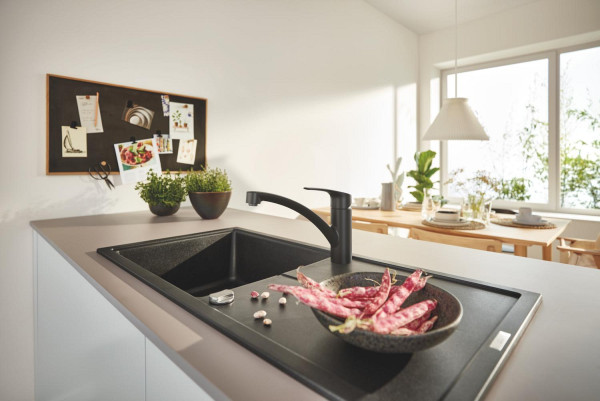 Mitigeur evier matt black eurosmart