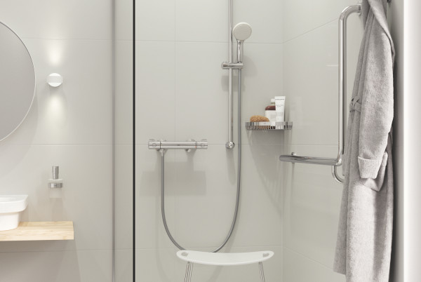 Mitigeur thermostatique mural de douche grohtherm 800 grohe