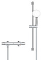 Grohtherm 500 douche avec ensemble tempesta 110 1 jet 8l barre 600 chromé