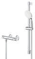 Grohtherm 500 douche avec ensemble tempesta 110 1 jet 8l barre 600 chromé