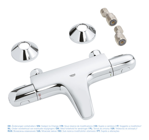 Mitigeur thm bain / douche grohtherm 1000 new