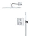 Pack douche encastrée avec rainshower mono 310 cube chromé grohtherm cube