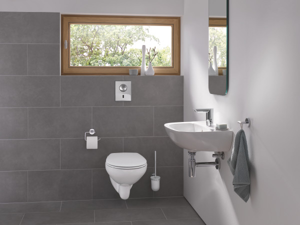 Mitigeur lavabo infrarouge 1/2" limiteur de température bau cosmo e chromé
