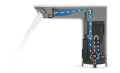 Mitigeur lavabo infrarouge 1/2" limiteur de température bau cosmo e chromé