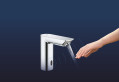 Mitigeur lavabo infrarouge 1/2" limiteur de température bau cosmo e chromé