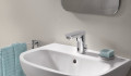 Mitigeur lavabo infrarouge 1/2" limiteur de température bau cosmo e chromé