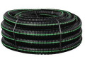 Gaine TPGliss noire bandes vertes  Ø40 couronne de 25m - fourreau pour la protection des réseaux électriques