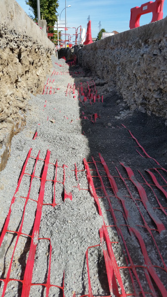 Grillage eurek rouge 30/100 - signaler les réseaux   électricité