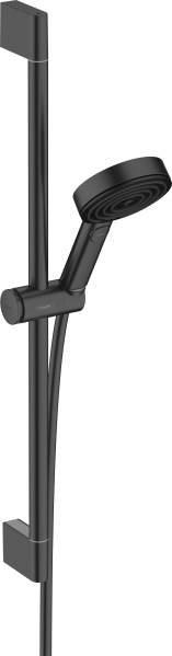Set de douche 105 3jet relaxation ecosmart avec barre 650 noir mat