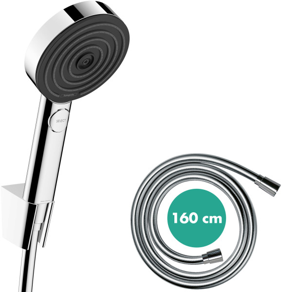 Set de douche 105 3jet porter avec flexible 1600mm chromé