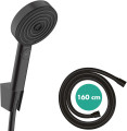 Set de douche 105 3jet porter avec flexible 1600mm noir mat