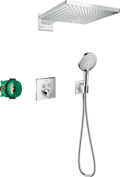 Pack encastré raindance e 300 showerselect square chromé