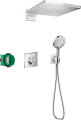 Pack encastré raindance e 300 showerselect square chromé