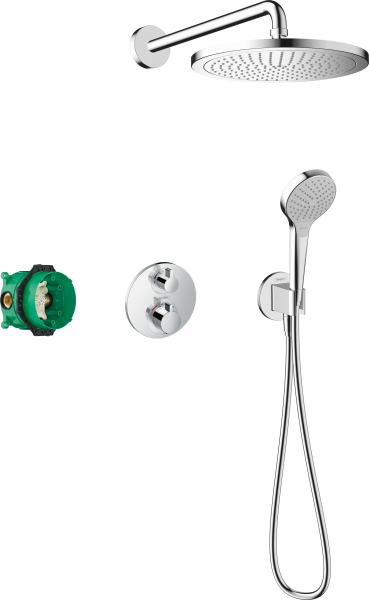 Pack encastré croma 280 ecostat s chromé
