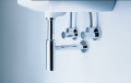 Siphon design chromé