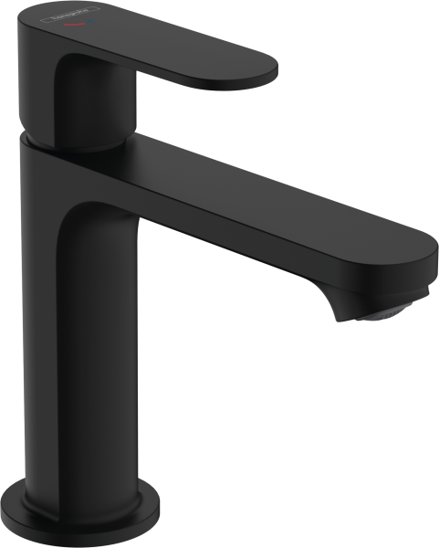 Mitigeur de lavabo 110 coolstart avec tirette et vidage noir mat