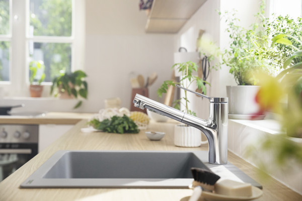 Mitigeur évier 150 d extr. 2jet chromé