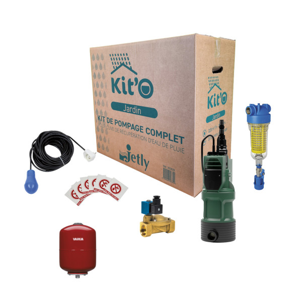 Kit de distribution eaux pluviales divertron edp 1000-x  pour le jardin