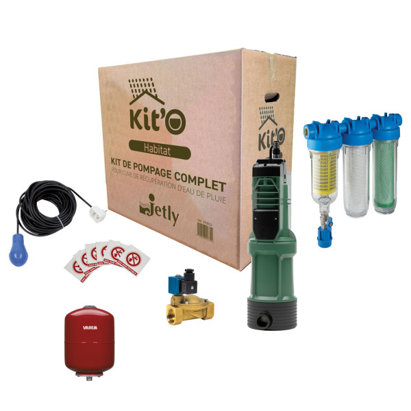Kit de distribution eaux pluviales divertron edp 1200-x  pour l'habitat