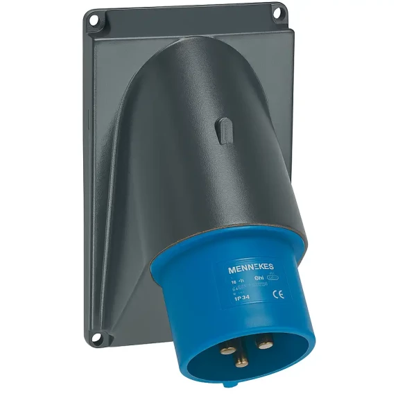 Socle Connecteur Bleu 2 P + T 16 A Hypra Legrand – 200 V à 250 V - Plastique
